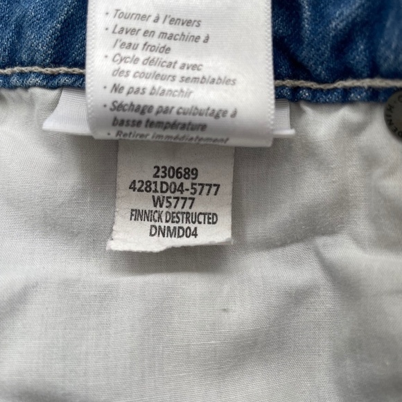 PAIGE Women's Jimmy Jimmy Shorts, Finnick Destructed Denim Shorts Size 28 - Picture 7 of 11